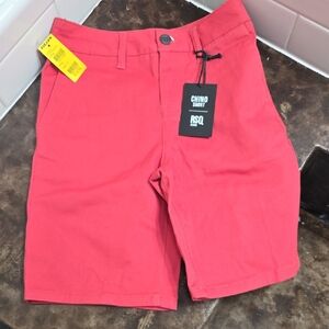 RSQ Chino Shorts in Bold Red